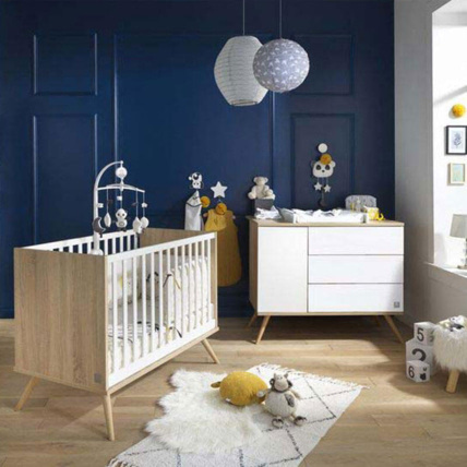 Avis Chambre Duo Seventies Lit bébé + Commode Sauthon 1