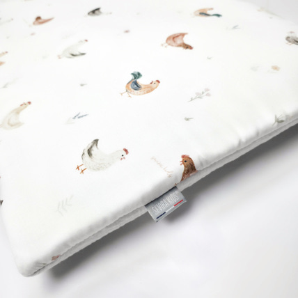 Avis Oreiller plat réversible en satin de coton Sevira Kids 3