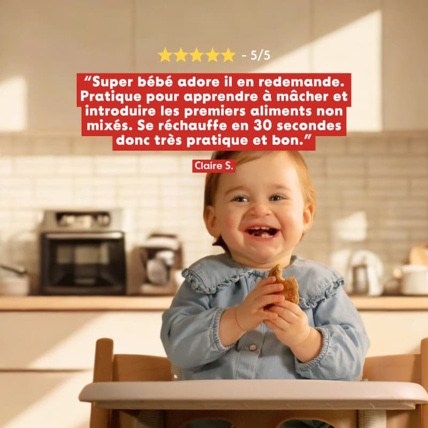 Avis Pancake : Carotte, maïs - 6 pancakes - Idéal diversification et DME Yooji 3