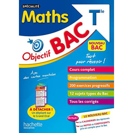 Avis Objectif Bac - Spécialité Maths Term Hachette Éducation 1