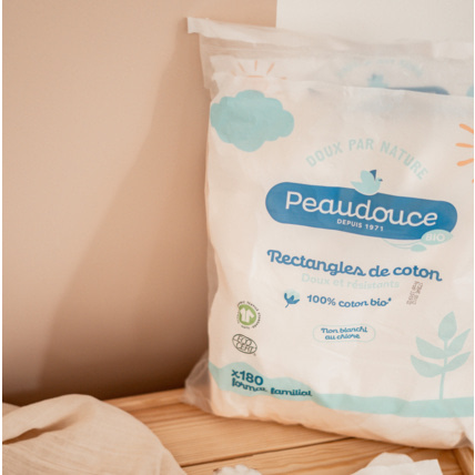 Avis Rectangles de coton Bio PEAUDOUCE 1
