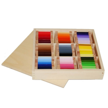 Avis 3ème boite de couleurs plaquettes bois ambiance montessori 1