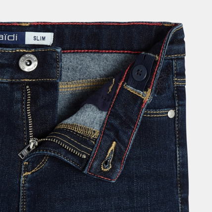 Avis Jean slim thermorégulant bleu fille OKAIDI 4