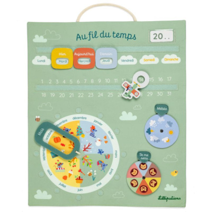Avis Calendrier ludique Au fil du temps Lilliputiens 1
