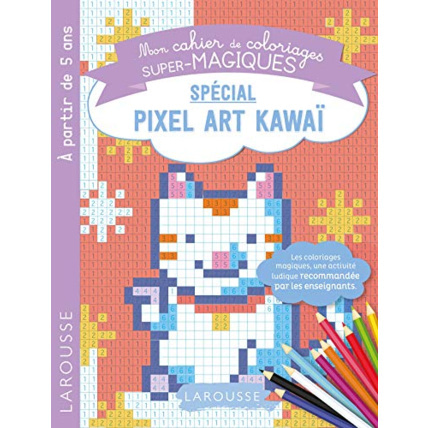 Avis Coloriages magiques en pixel, spécial Chiffres Kawai LAROUSSE 1