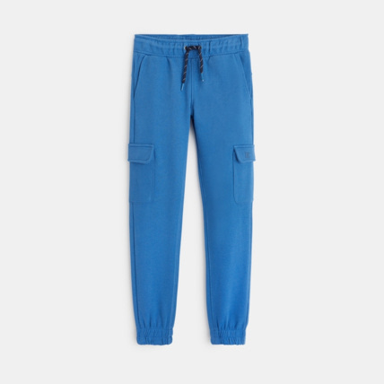 Avis Jogging uni à poches cargo bleu garçon OKAIDI 1