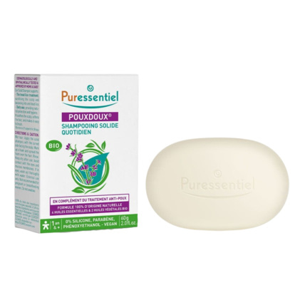 Avis Shampooing solide quotidien anti-poux BIO Pouxdoux® PURESSENTIEL 1