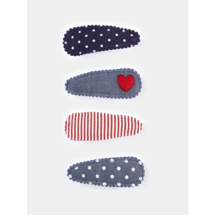 Avis Lot de 4 barrettes tissu OBAÏBI 1