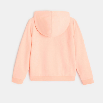 Avis Sweat-shirt à capuche uni "enjoy summer" rose fille OKAIDI 3