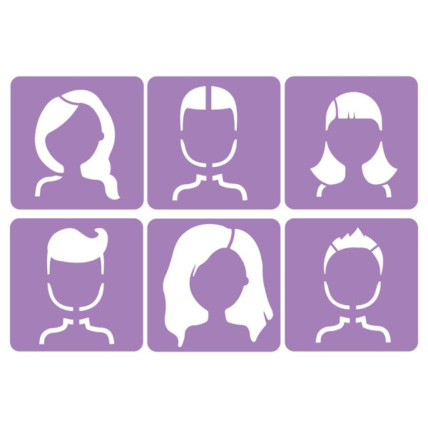Avis Pochoirs - Les Visages LOOLIPO 1