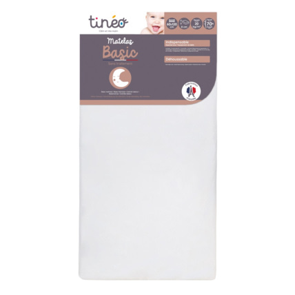 Avis Matelas bébé Basic déhoussable - 60x120cm TINEO 2