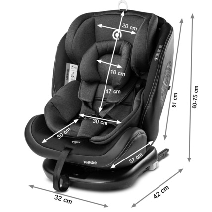 Avis Siège-auto pivotant 360° Mundo CARETERO 4
