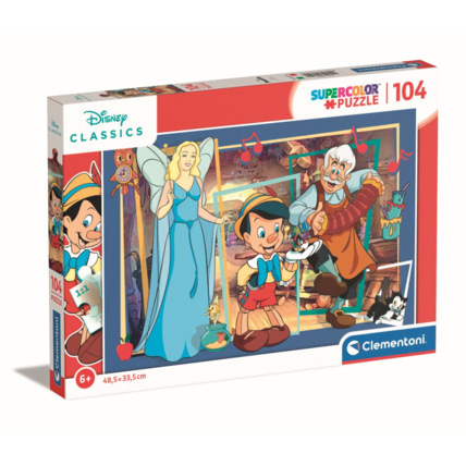Avis Puzzle Disney Classics Pinocchio - 104 pièces Clementoni 1