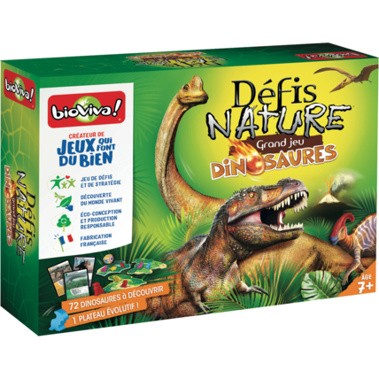 Avis Jeu éducatif Le grand jeu Défis Nature Dinosaures BIOVIVA 1