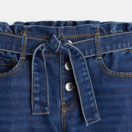 Avis Jean mom à ceinture amovible bleu fille OKAIDI 3