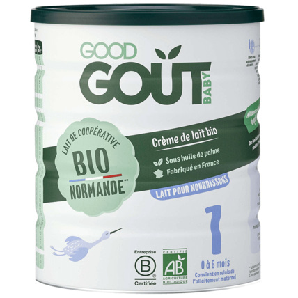 Avis Lait 1er âge en poudre Bio Good Goût 1