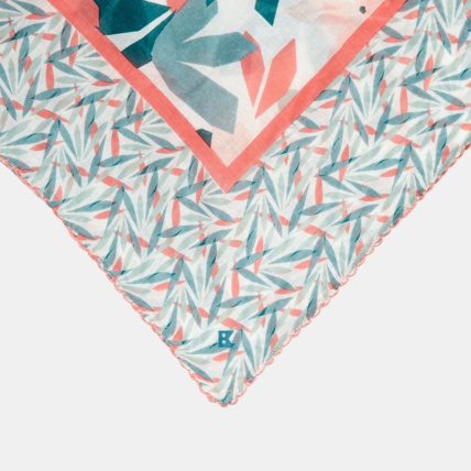 Avis Foulard imprimé en popeline fille OKAIDI 2