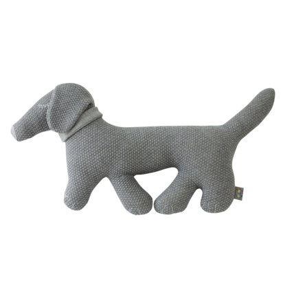 Avis Peluche en coton tricot - Doudou chien Teckel Sevira Kids 1