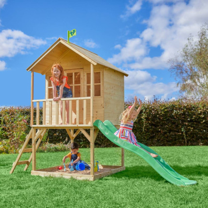 Avis Maisonnette cabane sur pilotis toboggan Colline Tp Toys 3