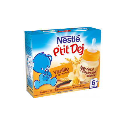 Avis Nestlé P'tit Dej - Brique lait & céréales vanille gourmande NESTLÉ 1