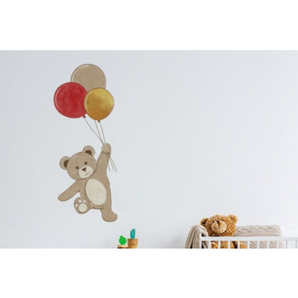 Avis Sticker petit ourson avec ballons Mon Lit Cabane 3