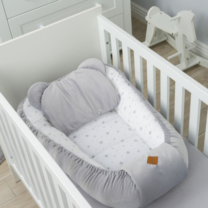 Avis Cocon bébé matelassé velvet - nid réducteur de lit, STELLA Sevira Kids 5