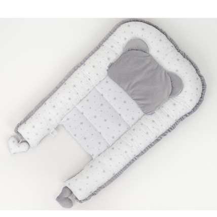 Avis Cocon bébé matelassé velvet - nid réducteur de lit, STELLA Sevira Kids 6