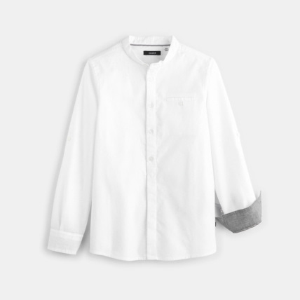 Avis Chemise oxford blanche garçon OKAIDI 1