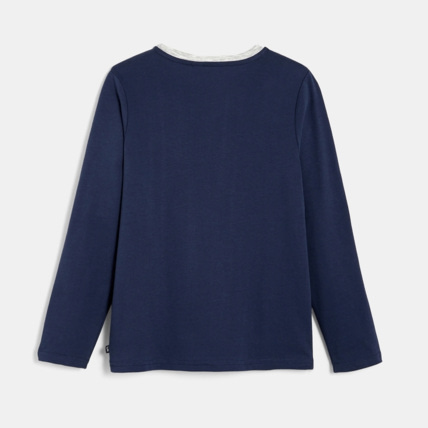 Avis T-shirt sequins magiques Dream bateau bleu garçon OKAIDI 2