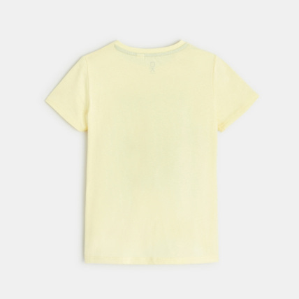 Avis T-shirt à motif "the adventure begins" jaune garçon OKAIDI 4