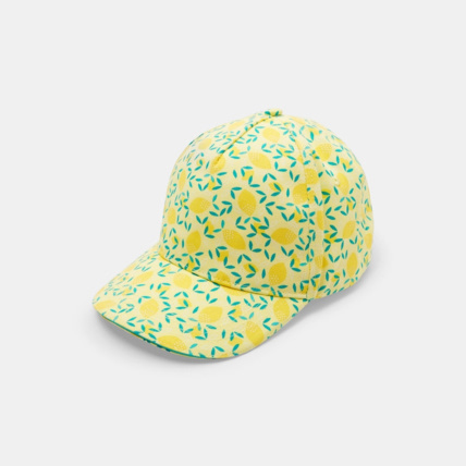 Avis Casquette en toile imprimée jaune fille OKAIDI 1