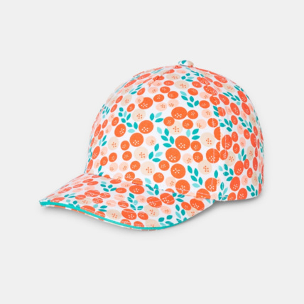 Avis Casquette enfant imprimée orange fille OKAIDI 1