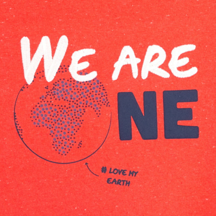 Avis T-shirt 60% en coton recyclé WE ARE ONE orange fille OKAIDI 2