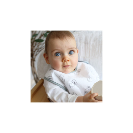 Avis Lot de 5 grands bavoirs naissance Trois Kilos Sept 2