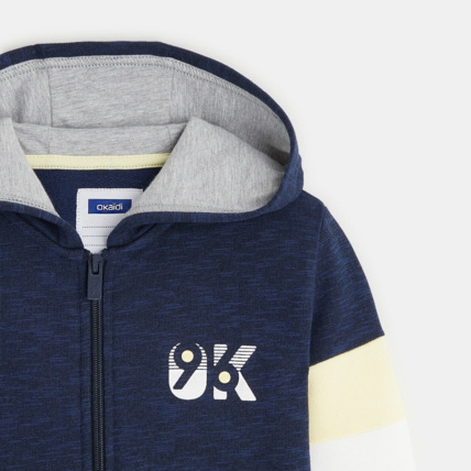 Avis Sweat-shirt à capuche OK 96 bleu garçon OKAIDI 2