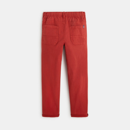 Avis Pantalon large à enfiler orange garçon OKAIDI 3