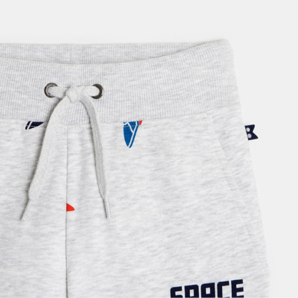 Avis Pantalon de jogging imprimé blanc garçon OKAIDI 2