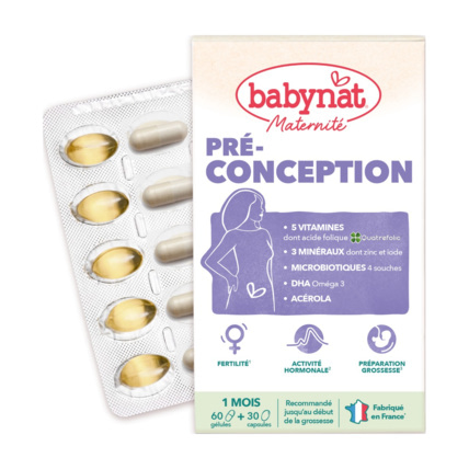 Avis Complément alimentaire Préconception Babynat Maternité Babybio 1