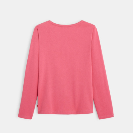 Avis T-shirt manches longues à sequins magiques rose fille OKAIDI 3