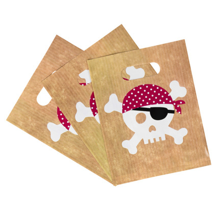 Avis Lot de 10 sacs à bonbons anniversaire Pirate Prémaman 1