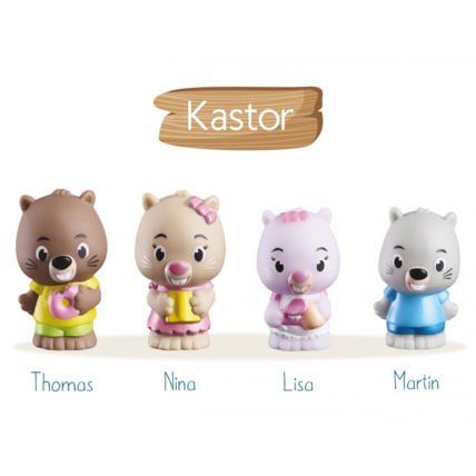 Avis 4 personnages famille KASTOR - Klorofil VULLI 1