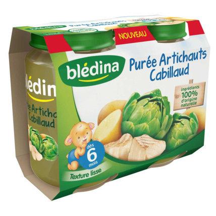 Avis Pot Artichauts Cabillaud 2x200g Blédina 1