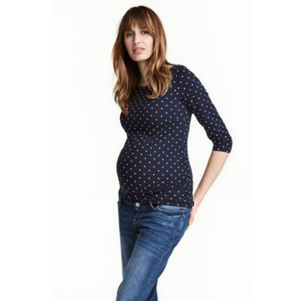 Avis Top en jersey imprimé Mama H&M 1