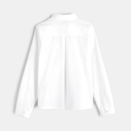 Avis Chemise en popeline blanche fille OKAIDI 2