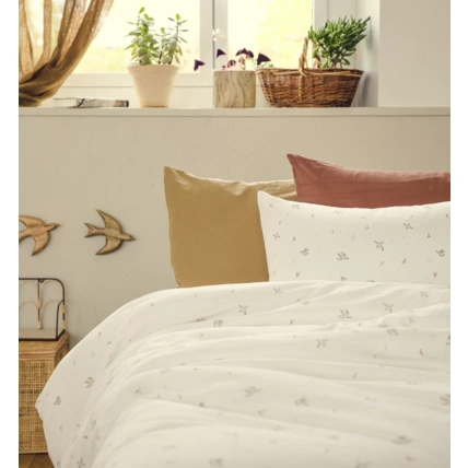 Avis Housse de couette Coton Bio L'envolée 1 personne KADOLIS 2