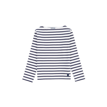 Avis Marinière "Loctudy" Kids - coton - Blanc/Navire ARMOR-LUX 1