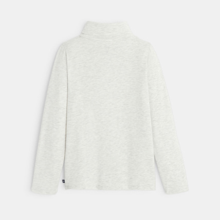 Avis T-shirt col roulé manches longues blanc garçon OKAIDI 2
