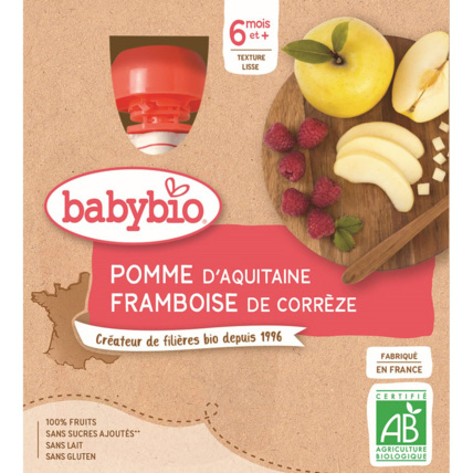 Avis Pomme de Provence Framboise Babybio 1
