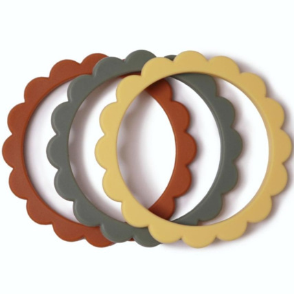 Avis Lot de 3 bracelets de dentition Flower MUSHIE 2