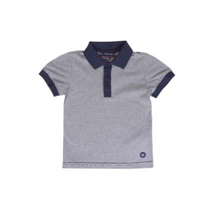 Avis Polo rayé Kids - coton léger - Marine Deep/Milk ARMOR-LUX 1